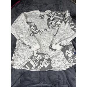 Disney Mickey Mouse Sound Cartoons Spirit Jersey Adult Size L